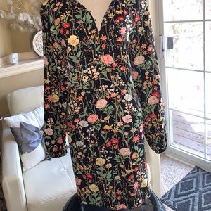 Every day floral dress with tapered waistline